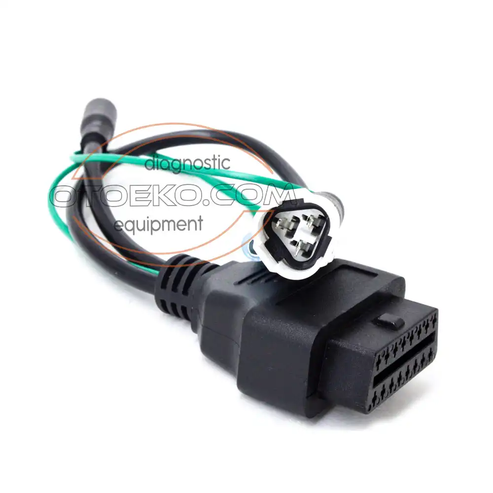 كابل ووصلة الفحص والتشخيص الصناعية Yamaha 3 Pin + Güç Kablosu - Obd2 (Yamaha) عالية الاعتمادية - 6